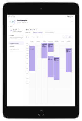 DayTune staff management dashboard