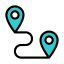 Location tracking icon
