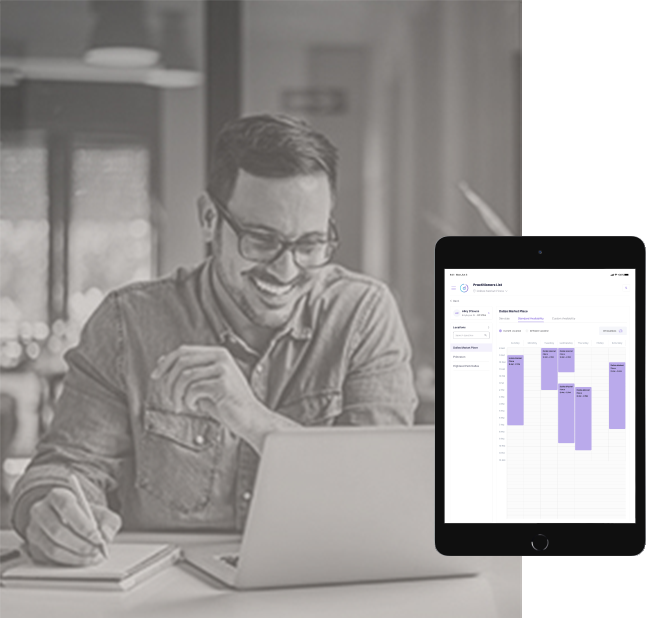 Easy-to-use DayTune scheduling interface